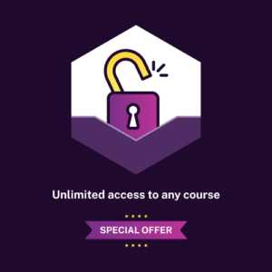 Unlimited access to any course